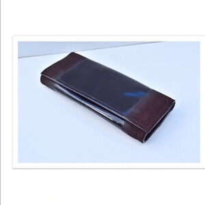 Tre Vero suede clutch